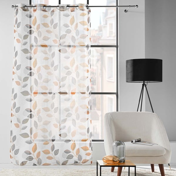 Бяла завеса 140x280 cm Vahine – douceur d'intérieur-image-2