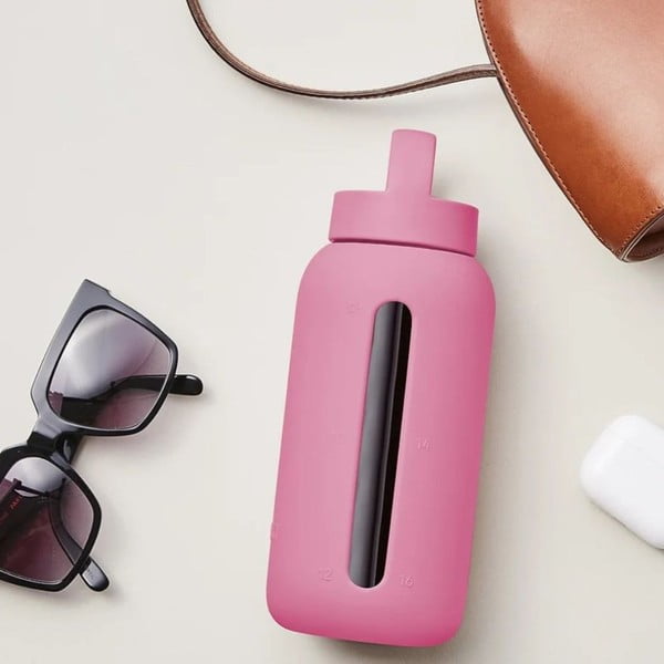 Розова бутилка за пътуване  720 ml Flamingo Pink – Muuki-image-1