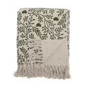 Зелено-кремаво одеяло 130x160 cm Maribelle – Bloomingville