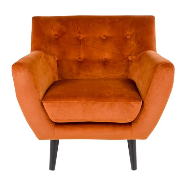 Кресло от оранжево кадифе Monte - House Nordic
