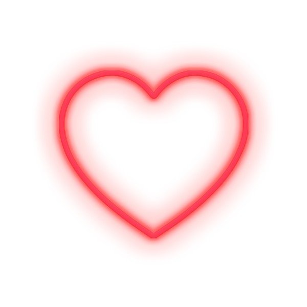 Червена декорация за стена Сърце, 40 x 36 cm Small Heart - Candy Shock-image-1
