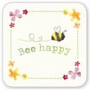 Комплект от 4 коркови подложки Цветя Bee Happy - Cooksmart ®