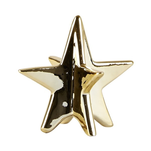 Декоративна керамична звезда Ceramic Gold, 8 cm - Villa Collection