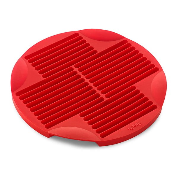 Червена силиконова форма за пръчици, ⌀ 25 cm - Lékué