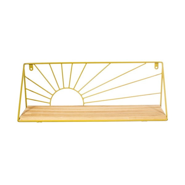 Стенна етажерка в златист цвят Sunset, широчина 43 cm Golden Sunset - Sass & Belle