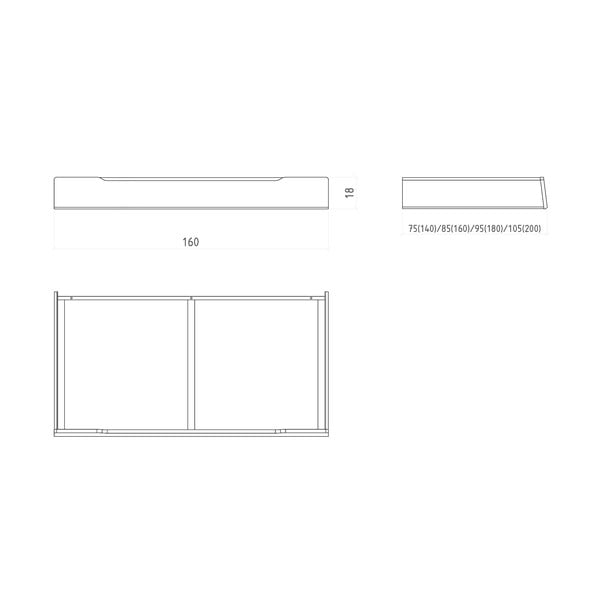 Чекмедже за под леглото в естествен цвят Twig – The Beds-image-4