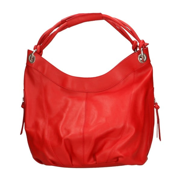 Червена кожена чанта Saranka - Roberto Buono