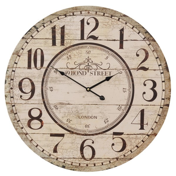 Стенен часовник Clayre & Eef Mulinoro, ⌀ 60 cm - Clayre & Eef