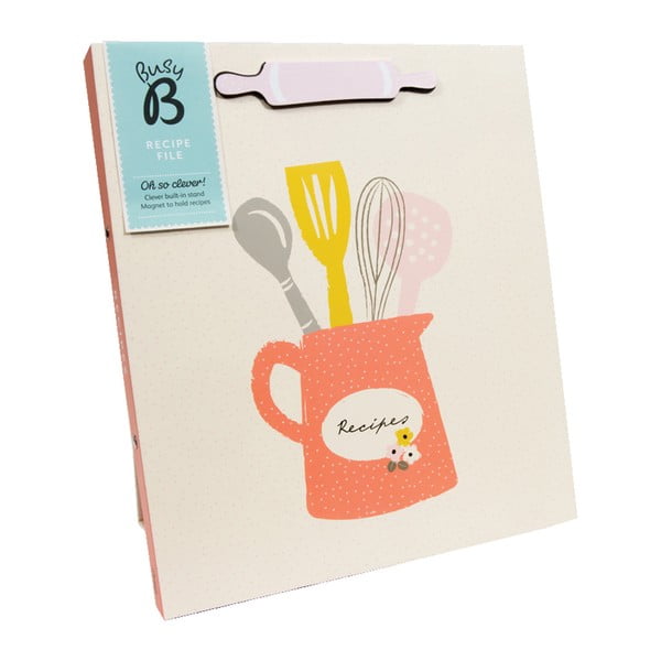 Kniha receptů Busy B Recipe Floral A4