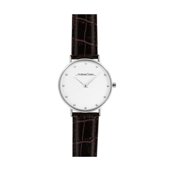 Dámské hodinky s tmavě hnědým páskem Andreas Östen Lenna
