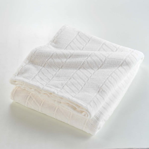 Кремаво покривало за легло от микрофланела 180x220 cm Arya – douceur d'intérieur-image-3