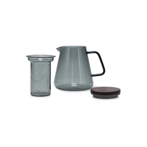 Сив стъклен чайник с цедка 930 ml Luma – S|P Collection-image-3