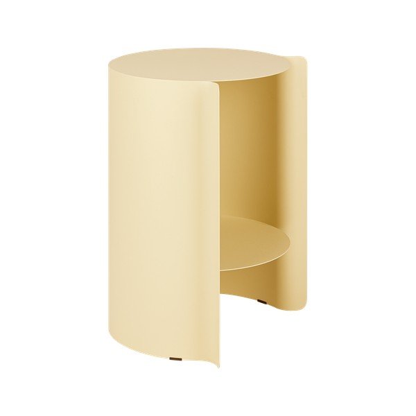 Стоманена кръгла странична масичка ø 32 cm Wa – noo.ma-image-3