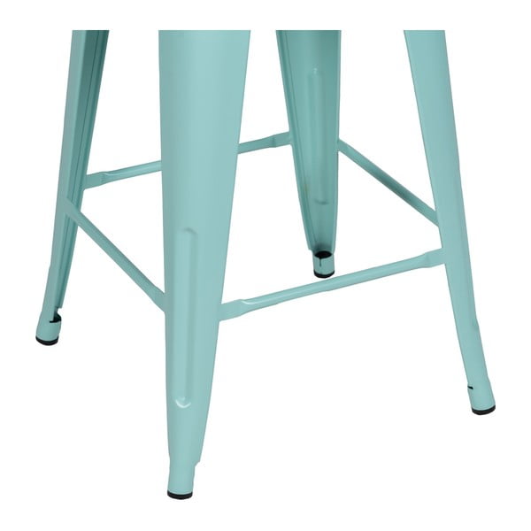 Тюркоазени метални бар столове в комплект 2 бр. (височина на седалката 61 cm) – Ixia-image-2