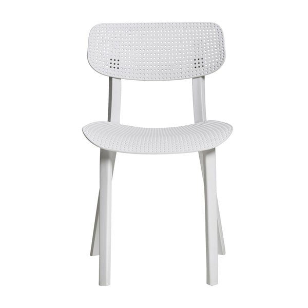 Комплект от 4 бели трапезни стола Eleni - Marckeric-image-3