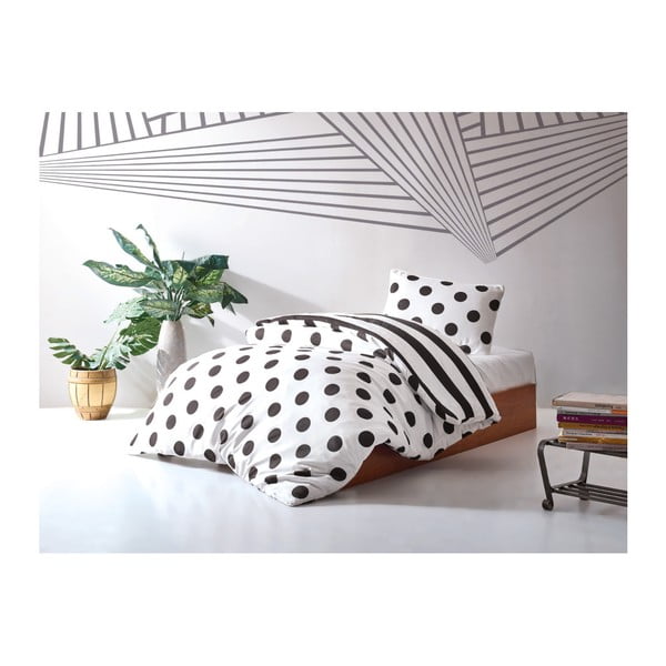 Спално бельо с чаршаф за едно единично легло Reterro Rotto, 160 x 220 cm - Mijolnir