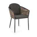 Сив градински стол метален Maribela   – Bizzotto