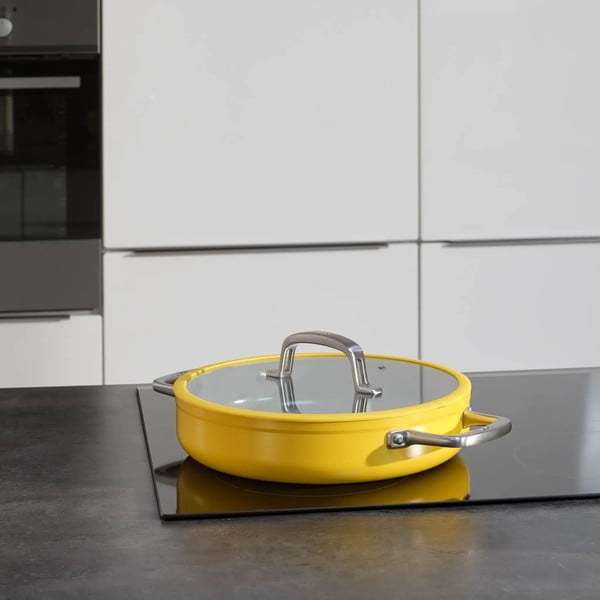 Тиган с капак/с керамично покритие ø 28 cm tegame Meda 3.0 – FABINI-image-1