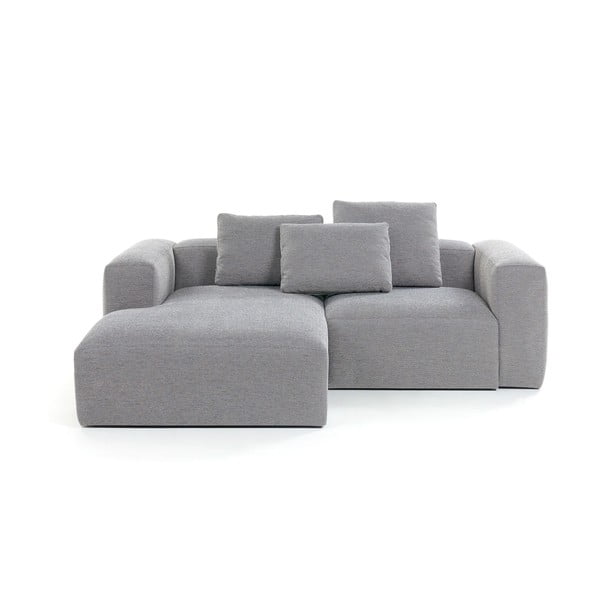 Světle šedý polštář na pohovku La Forma 70 x 50 cm-image-2