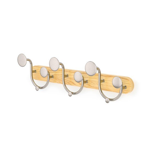 Бяла естествена алуминиева стенна закачалка Melody - Umbra-image-2