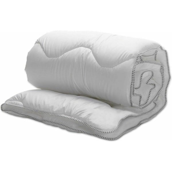 Бяла завивка с патешко перо Premium, 155 x 220 cm - Good Morning-image-1