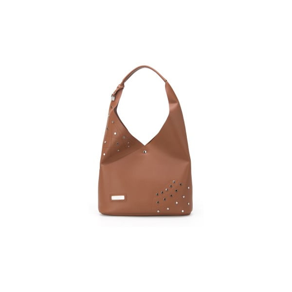 Кафява чанта от естествена кожа Crocus - Infinitif