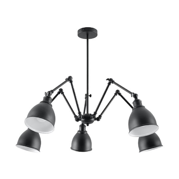 Черна висяща лампа с метален абажур 70x70 cm Matilda Shade - Nice Lamps