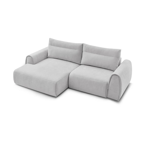 Светлосив ъглов диван Aden – Bobochic Paris-image-3