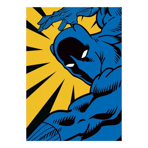 Nástěnná cedule Marvel Close Up - Black Panther