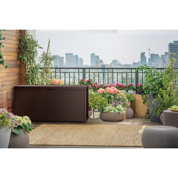 Тъмнокафява градинска кутия за съхранение Emily – Keter-image-1