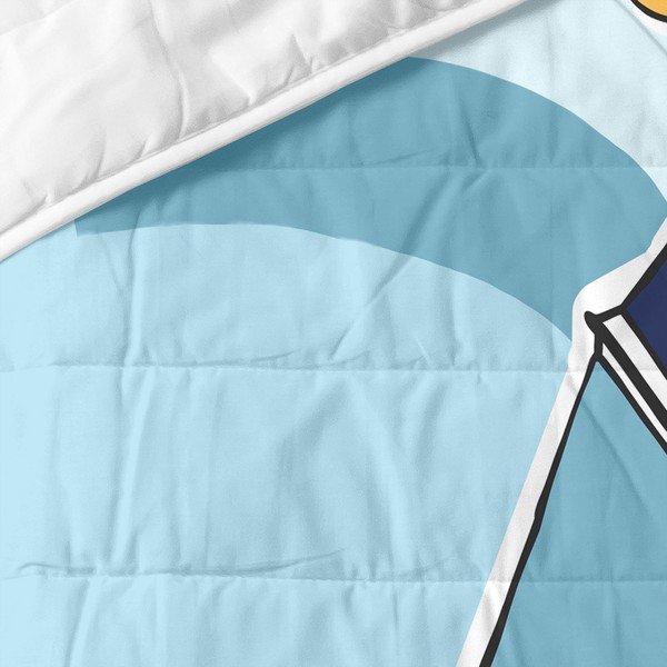 Памучна бебешка покривка за легло 260x180 cm Navigateur - Mr. Fox-image-2