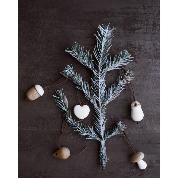 Дървен коледен орнамент Сова - Rosendahl-image-4