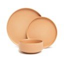 Керамичен тухленооранжев комплект от 18 части Malia - Bonami Selection