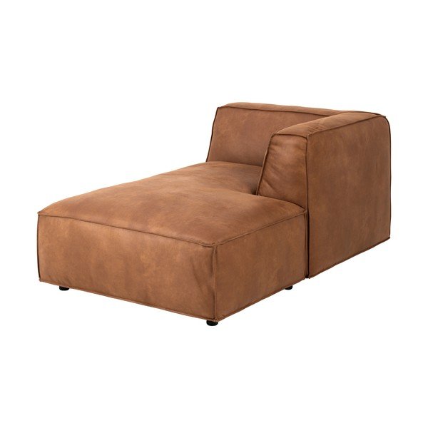 Кафяв модул за диван в цвят коняк (десен ъгъл) Fairfield Kentucky - Bonami Selection-image-3