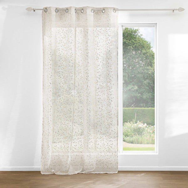 Завеса в бежов и златист цвят 140x240 cm Maissa – douceur d'intérieur-image-1