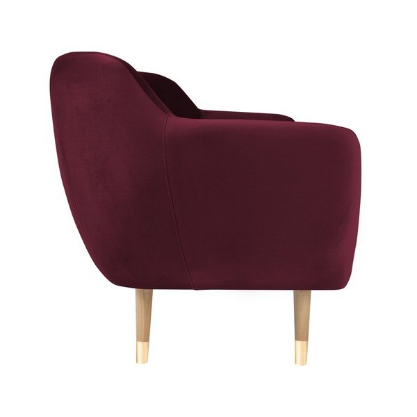 Vínová dvoumístná pohovka Mazzini Sofas Amelie-image-2