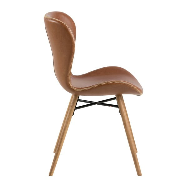 Комплект от 2 стола от изкуствена кожа Batilda - Actona-image-4