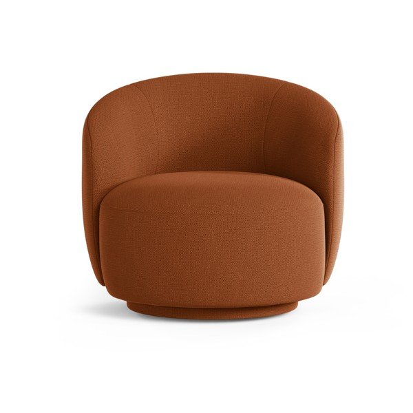 Въртящо се кресло в тухлен цвят Letizia – Micadoni -image-1