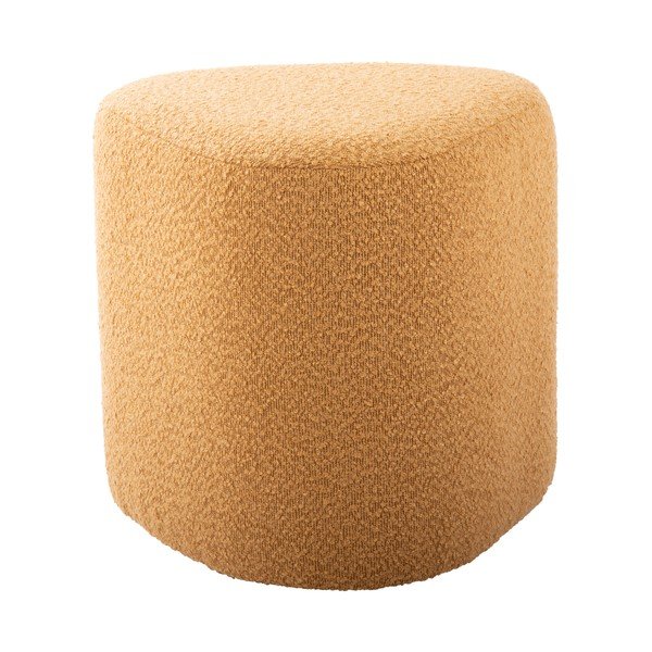 Жълта табуретка от плат букле Ada – Leitmotiv-image-2