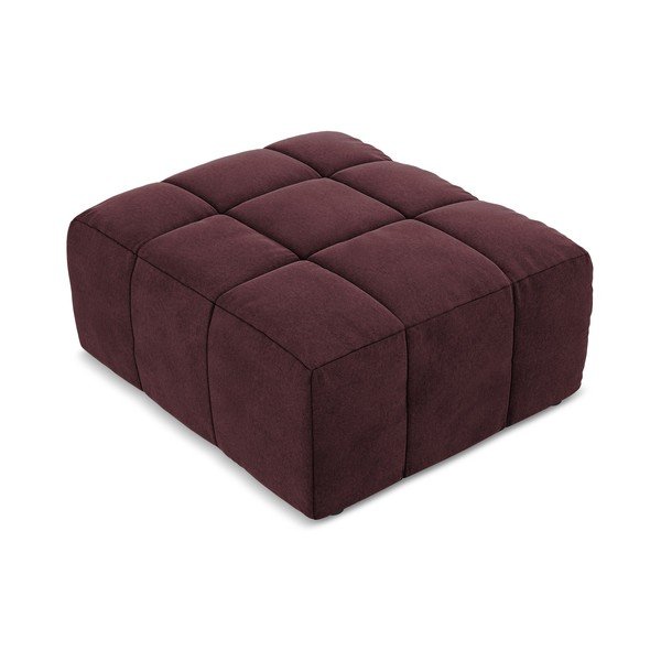 Бордо кадифена табуретка Aloha – Makamii-image-2