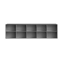 Антрацитна висяща библиотека 220x61 cm Mistral – Hammel Furniture