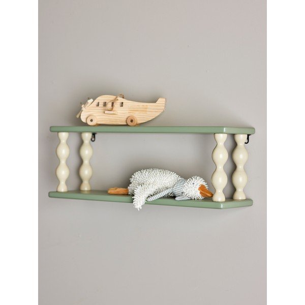 Зелен на няколко нива детски рафт 60 cm Bibiola – Bloomingville Mini-image-1