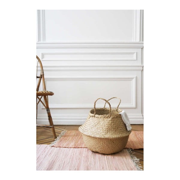 Кошница за съхранение от светла морска трева , ⌀ 35 cm - Compactor-image-2