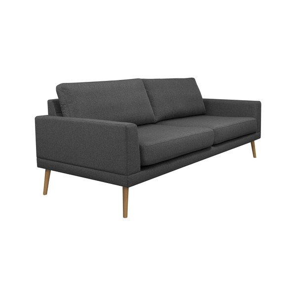 Tmavě šedá trojmístná pohovka Windsor & Co Sofas Vega-image-1