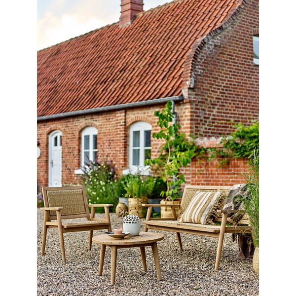 Кръгла масичка за кафе от масивна акация в естествен цвят ø 64 cm Sorrento – Bloomingville-image-3