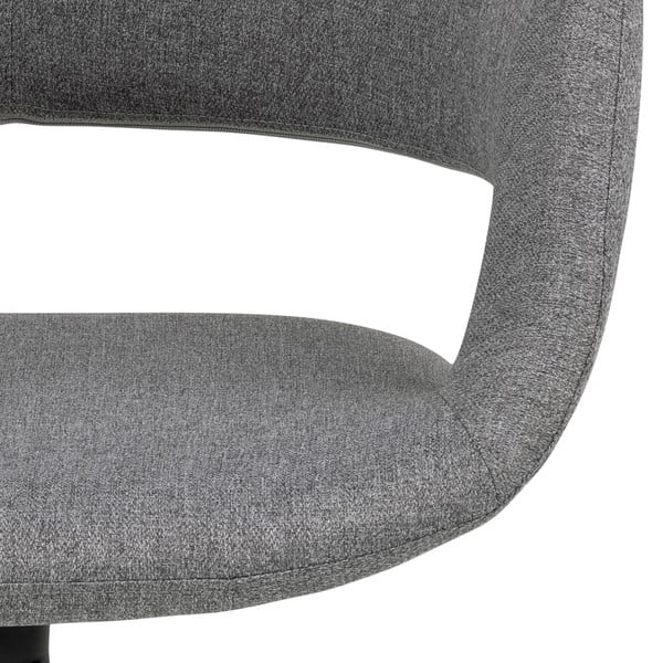 Сив въртящ се трапезен стол Grace - Actona-image-4