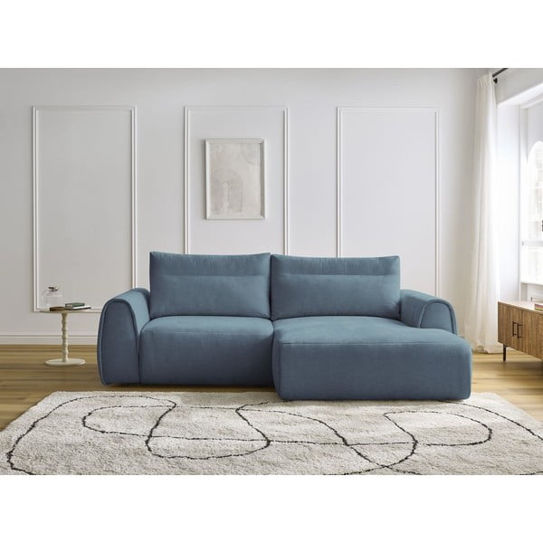 Син ъглов диван Aden – Bobochic Paris-image-1