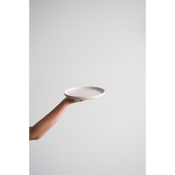 Светлорозова керамична чиния, малка, ø 20 cm Dust - ÅOOMI-image-3