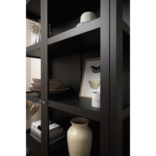 Черна витрина 124x210 cm Excellent - Tvilum-image-1