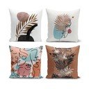 Комплект от 4 калъфки за възглавници Cesso, 45 x 45 cm - Minimalist Cushion Covers